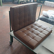 Polsterung für den Barcelona Chair.