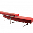 Eileen Gray Monte Carlo Sofa, etwas für das Ambiente. Ansicht von der Rückseite.