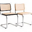 Marcel Breuer "Cesca" Freischwinger Stuhl, ohne Armlehnen, Rahmen gibt es in 4 verschiedenen Ausführungen.