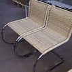 Mies van der Rohe, Freischwinger mit Geflecht MR 10.