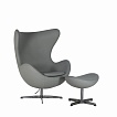 Egg Chair AJ 2565 + Hocker - AJ 2563