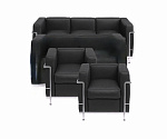 LC2X - 2 x Armchair DS/21 + 1 x 3-er Sofa DS/23 