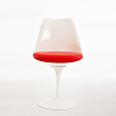 Saarinen Tulip Chair, Untergestell aus lackiertem Aluminium.