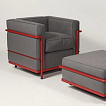 Armchair in der Ausführung mit RAL-Farben, eine Pulverbeschichtung