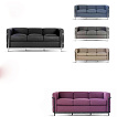 LC 23 Sofa 3-er, auch mit RAL-Farben möglich.