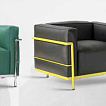 Le Corbusier LC 31, auch in RAL-Farben möglich.
