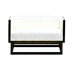 Cabinet Sofa 2-Sitzer