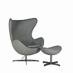 Egg Chair + Ottoman - AJ 2560 + AJ 2563