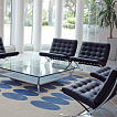 Barcelona Chair Mies_van_der_Rohe in einer wunderschönen Umgebung